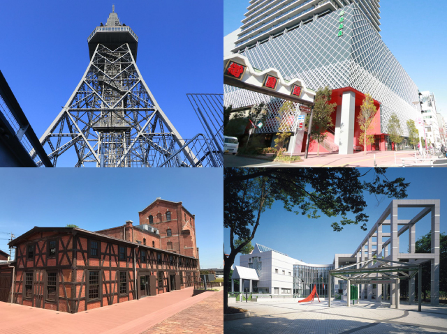 Des bâtiments superbes