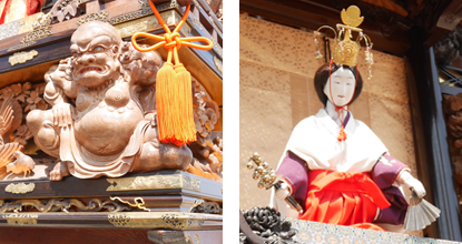 中切組力神車 田中組神楽車「傀儡師」