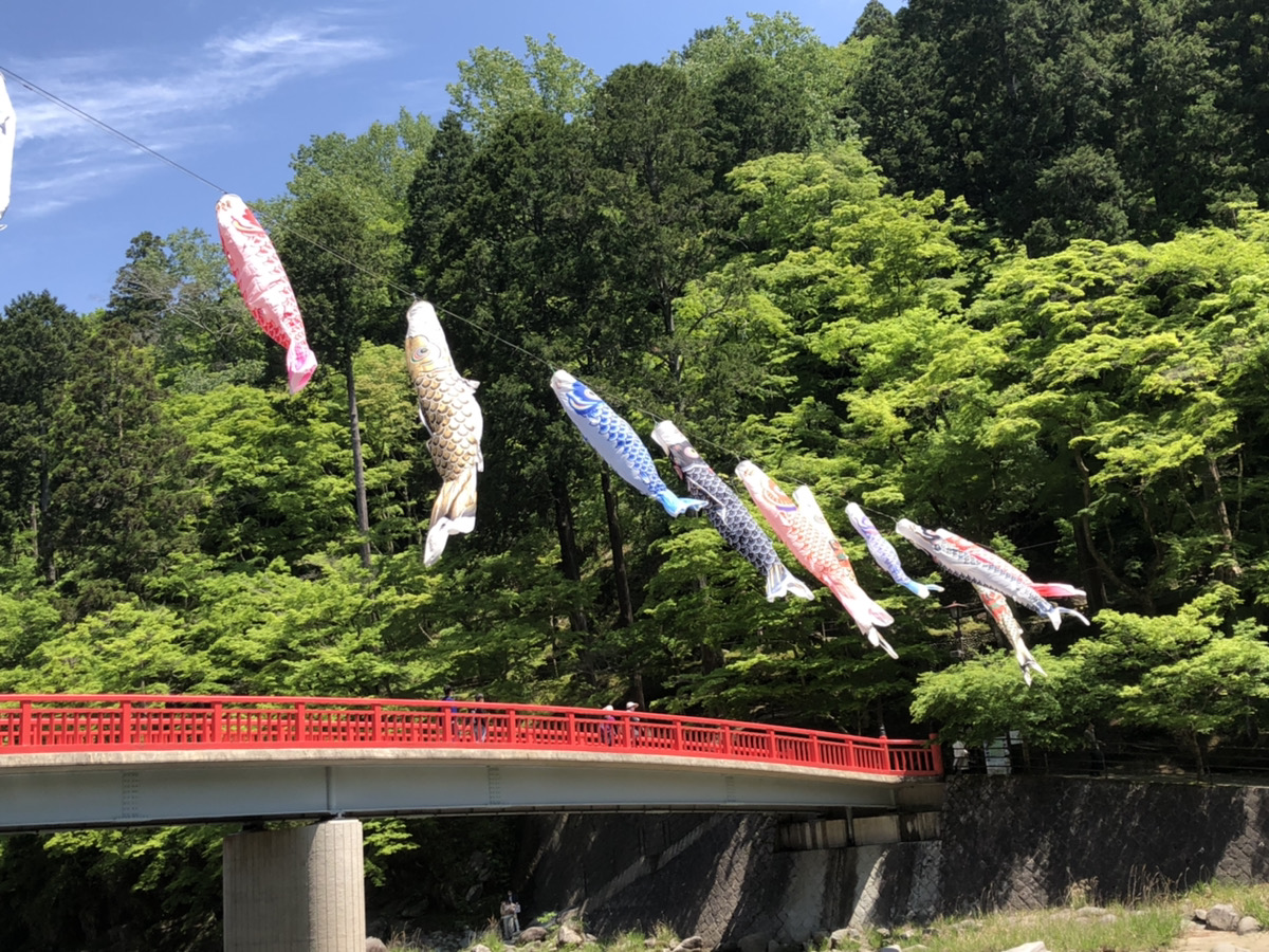 香嵐渓のゴールデンウイーク