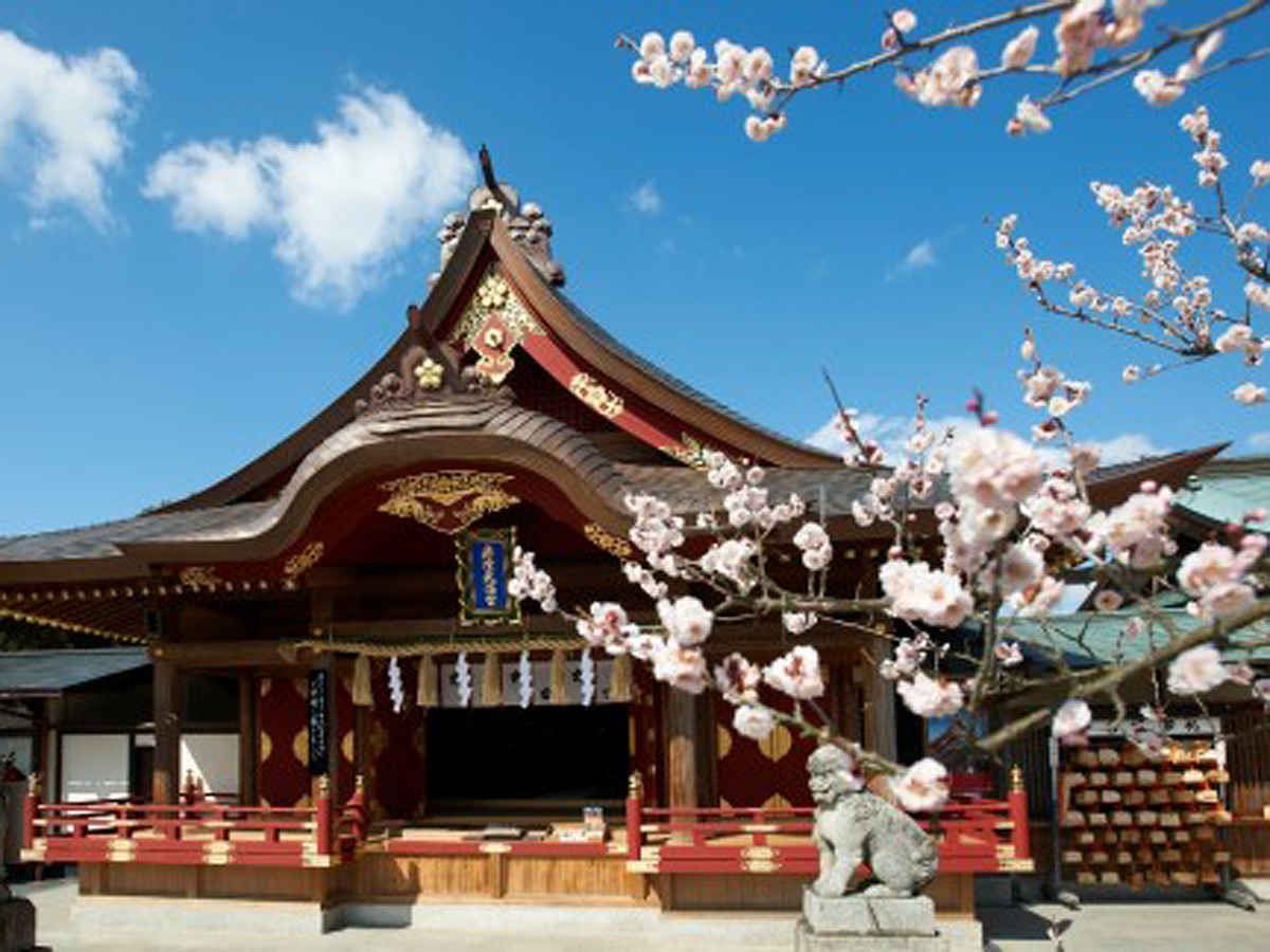 岩津天滿宮　梅花節
