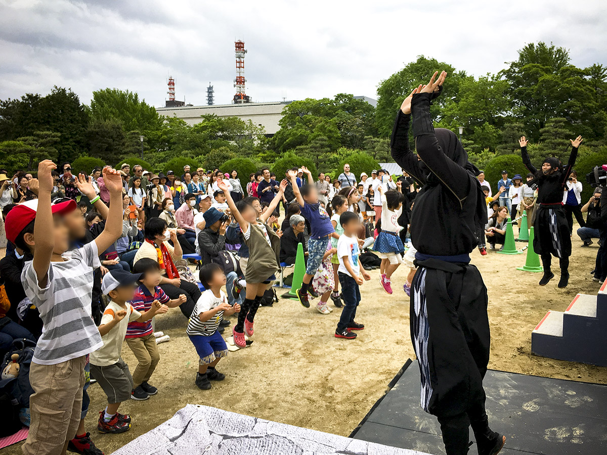 Tokugawa Ieyasu's Hattori Hanzo and The Ninjas team - New 2018 Member Introduction at Nagoya Castle - Lady Ninja 
