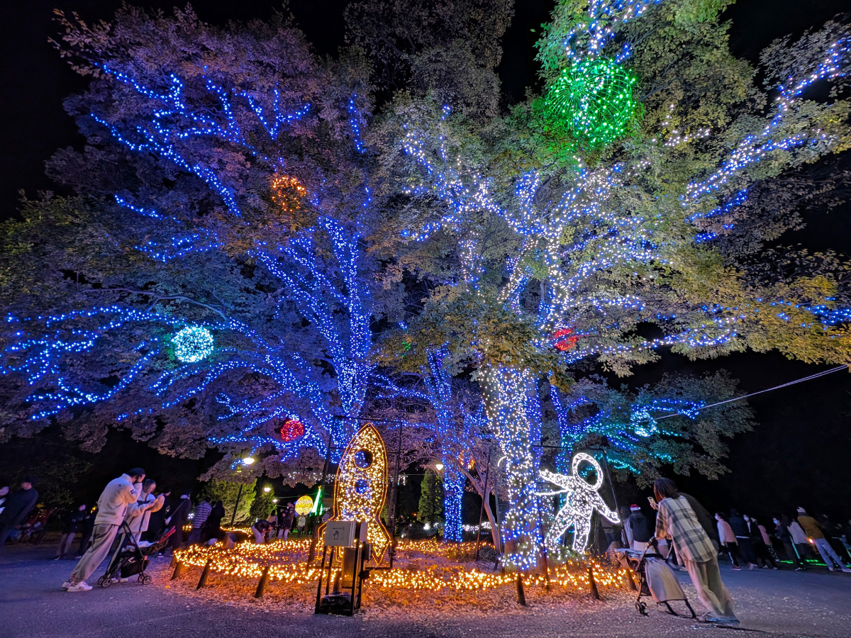 ツインアーチのメリークリスマス2017【138タワーパーク】