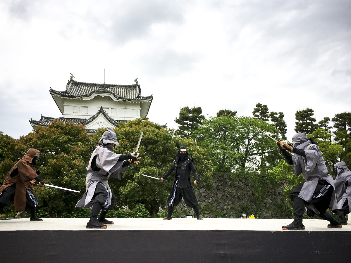 Tokugawa Ieyasu's Hattori Hanzo and The Ninjas team - New 2018 Member Introduction at Nagoya Castle - Lady Ninja 