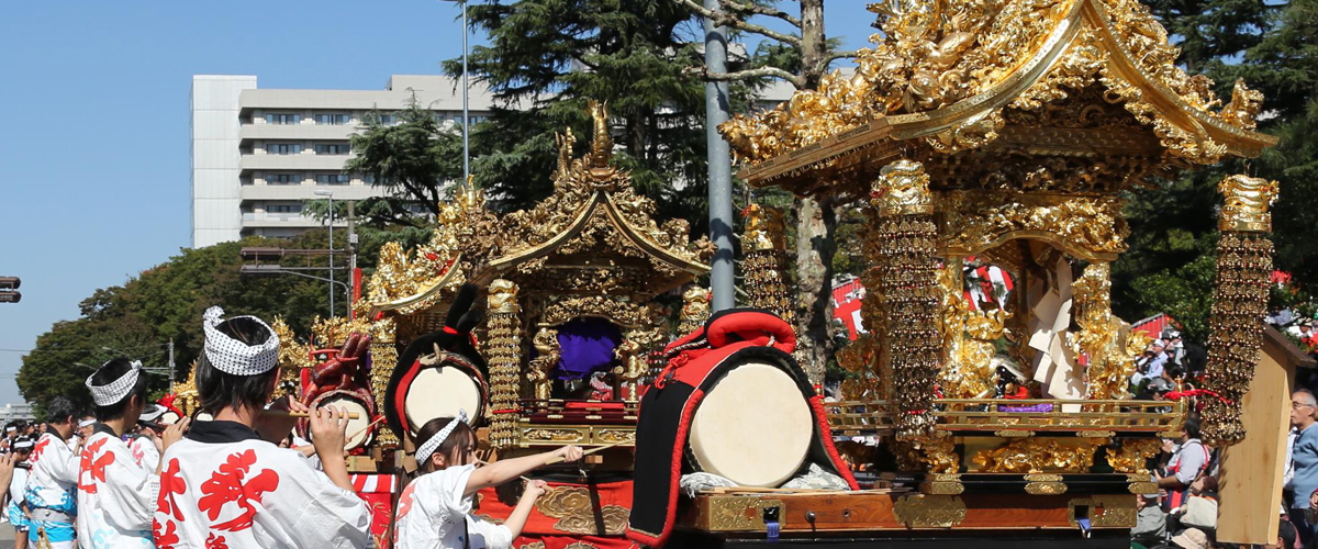 Autumn Festivals and Gorgeous Festival Floats