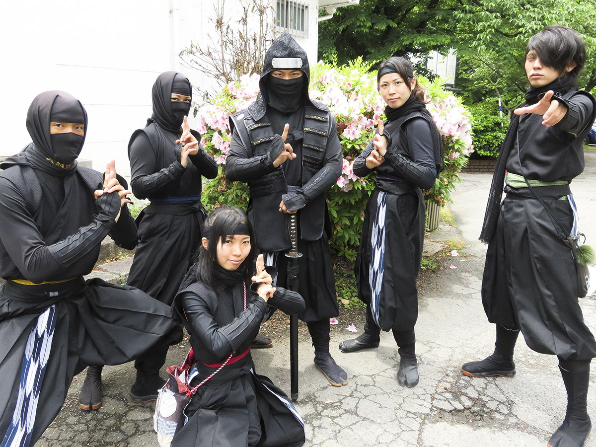 Tokugawa Ieyasu's Hattori Hanzo and The Ninjas team - New 2018 Member Introduction at Nagoya Castle - Lady Ninja 