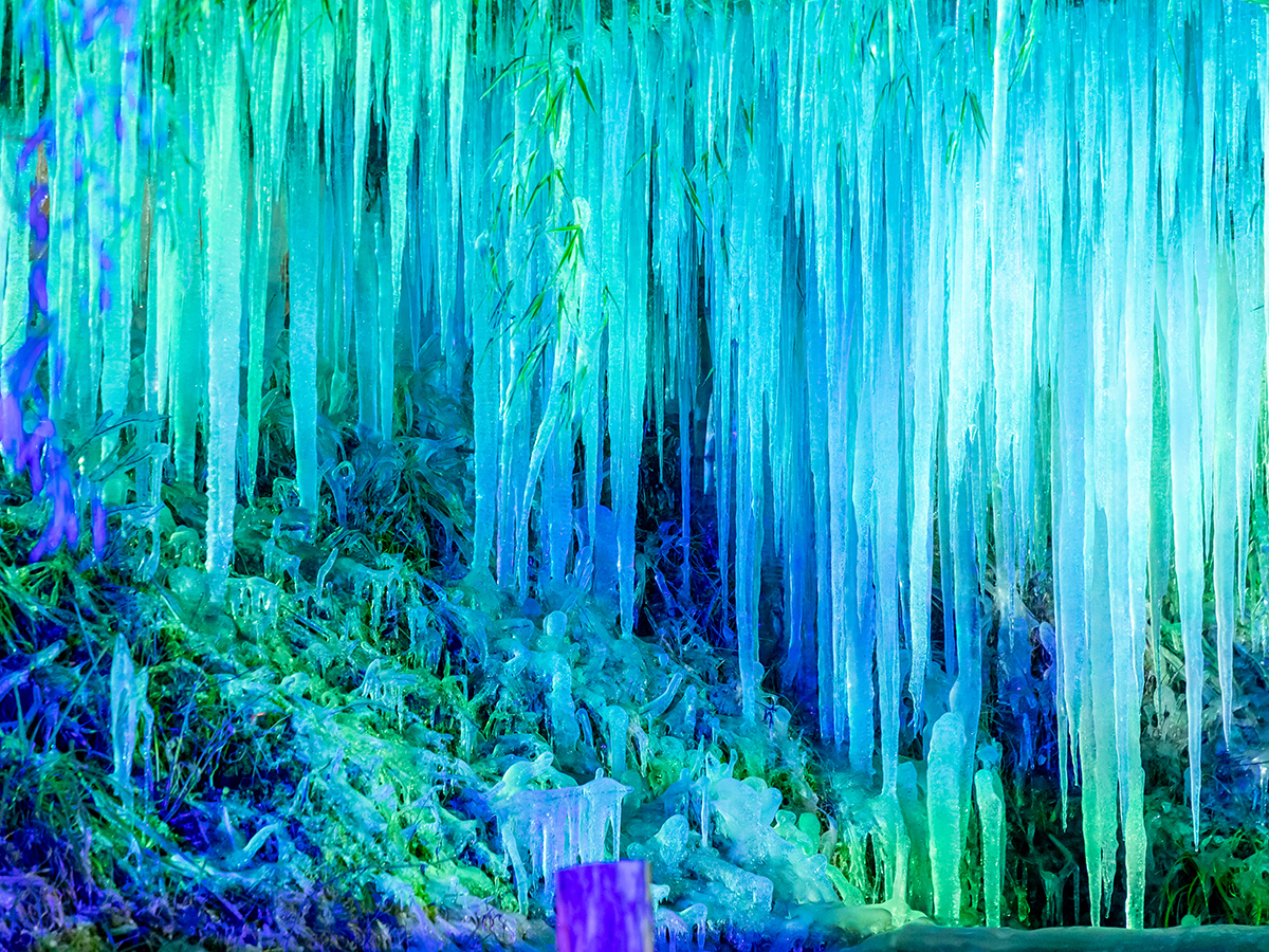 유스이 광장의 빙폭