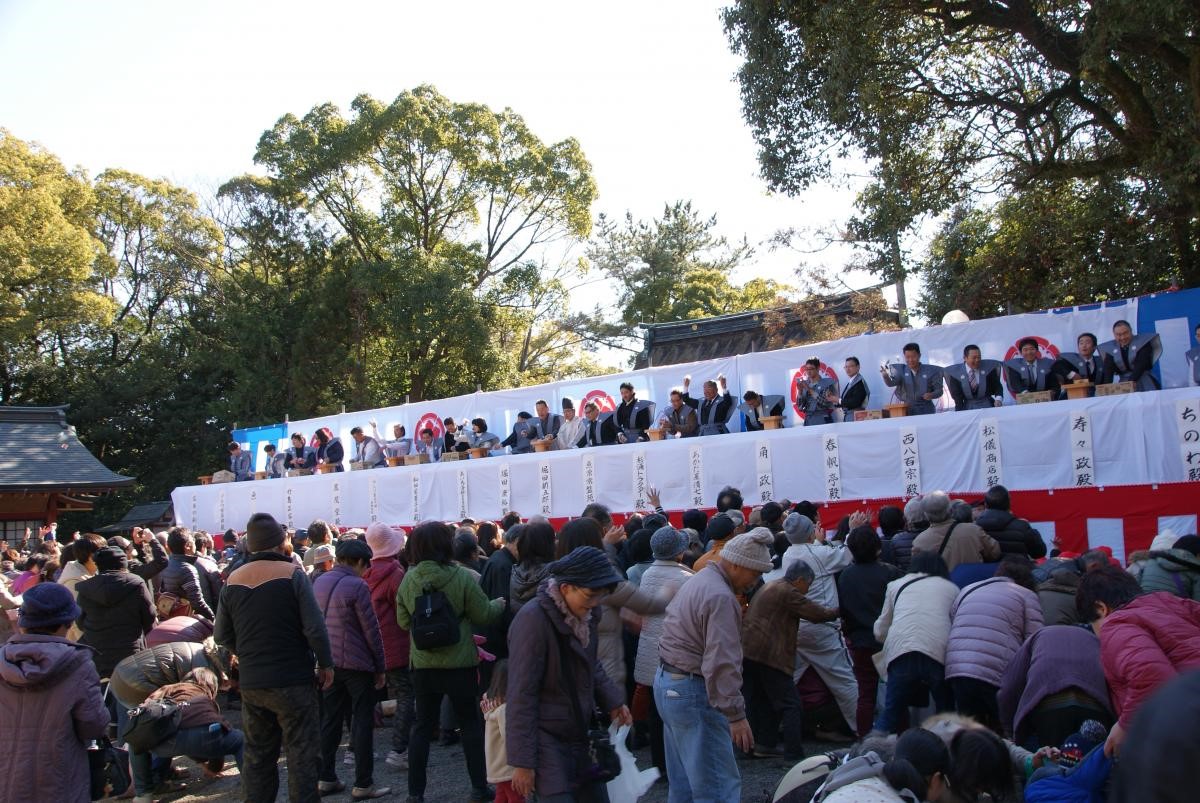 津岛神社　节分撒豆式
