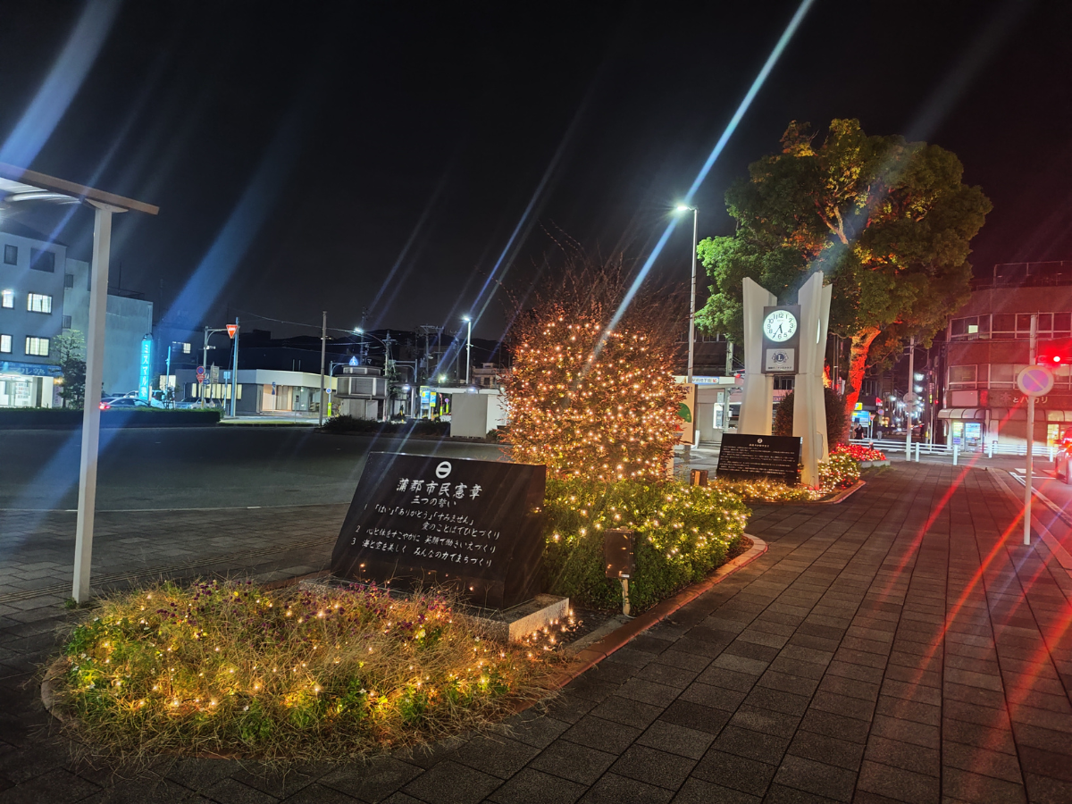 蒲郡站前灯光秀