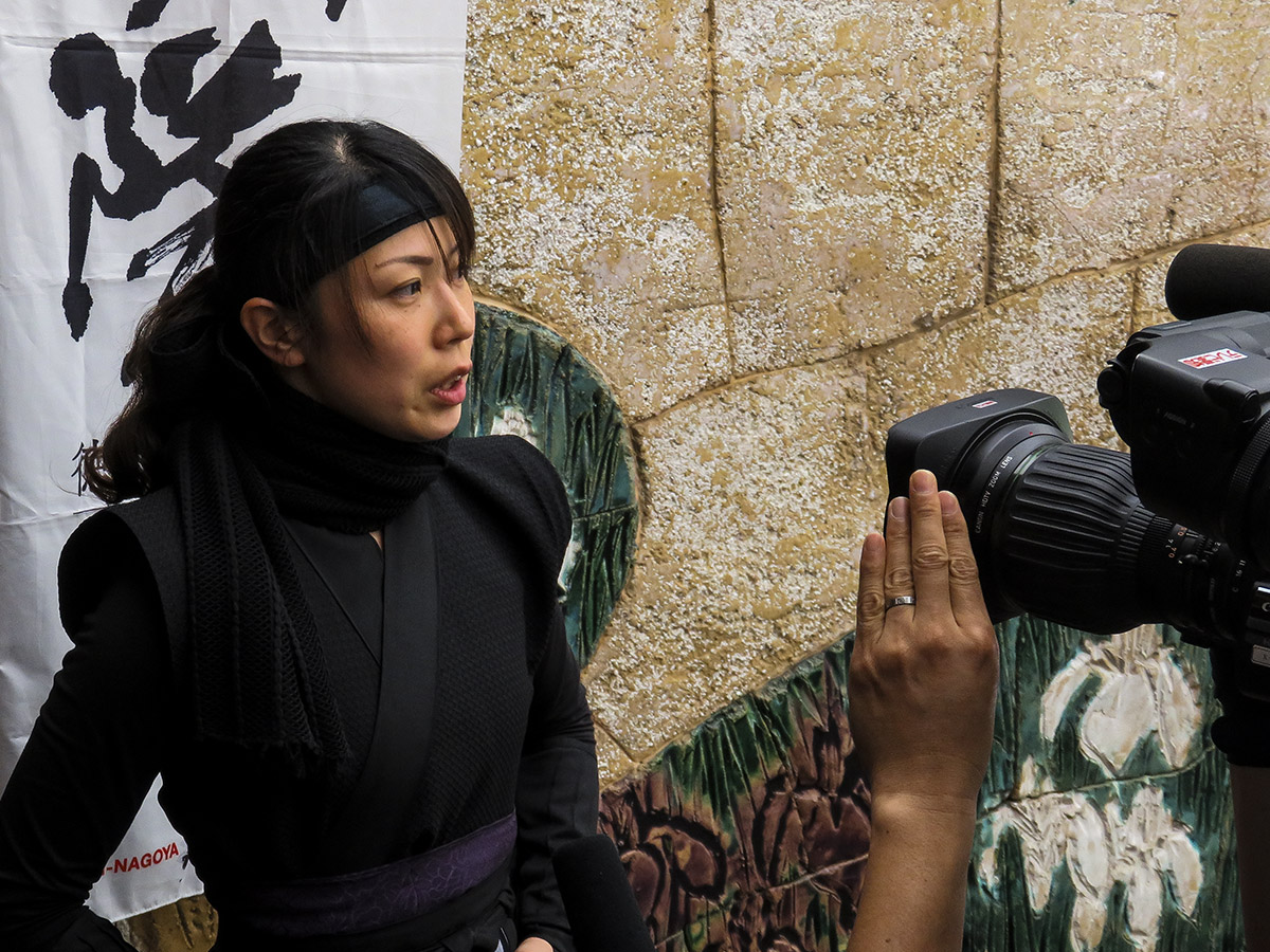 德川家康和服部半藏忍者隊拜訪縣知事  公佈新成員