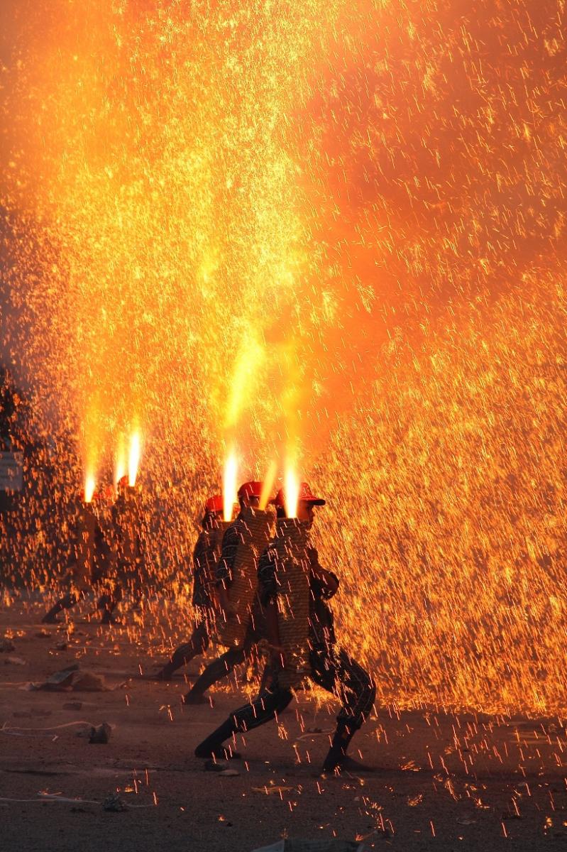 Tahara Festival Fireworks