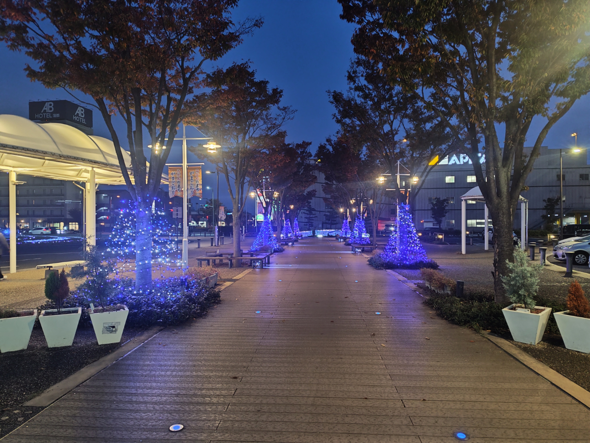 蒲郡站前燈光秀