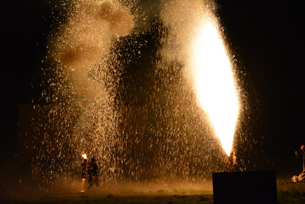 Suwa Nangu Shrine Festival Fireworks