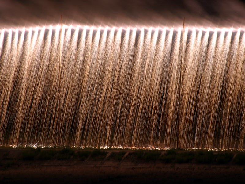 Oku-Yahagi Onsen Fireworks in Asahi