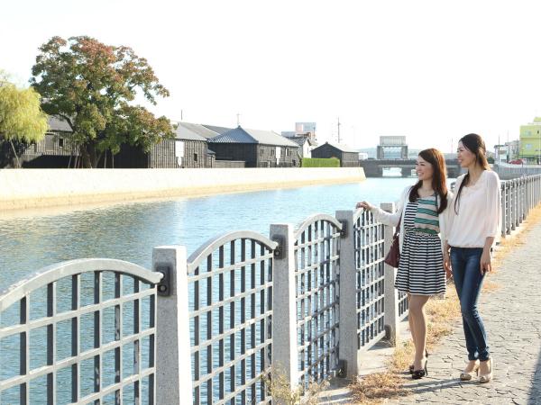 運河的街景和了解釀造文化之旅