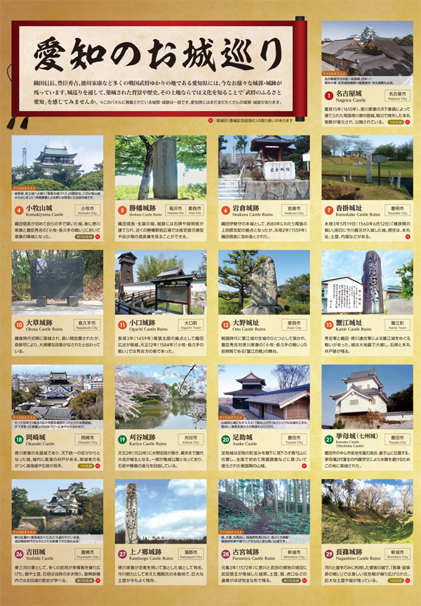 愛知のお城巡り