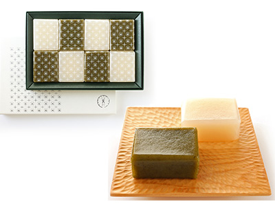 青柳ういろうひとくち　濃茶・和三盆　８個入