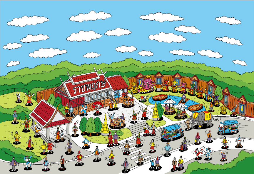 リトルワールド　タイエリア