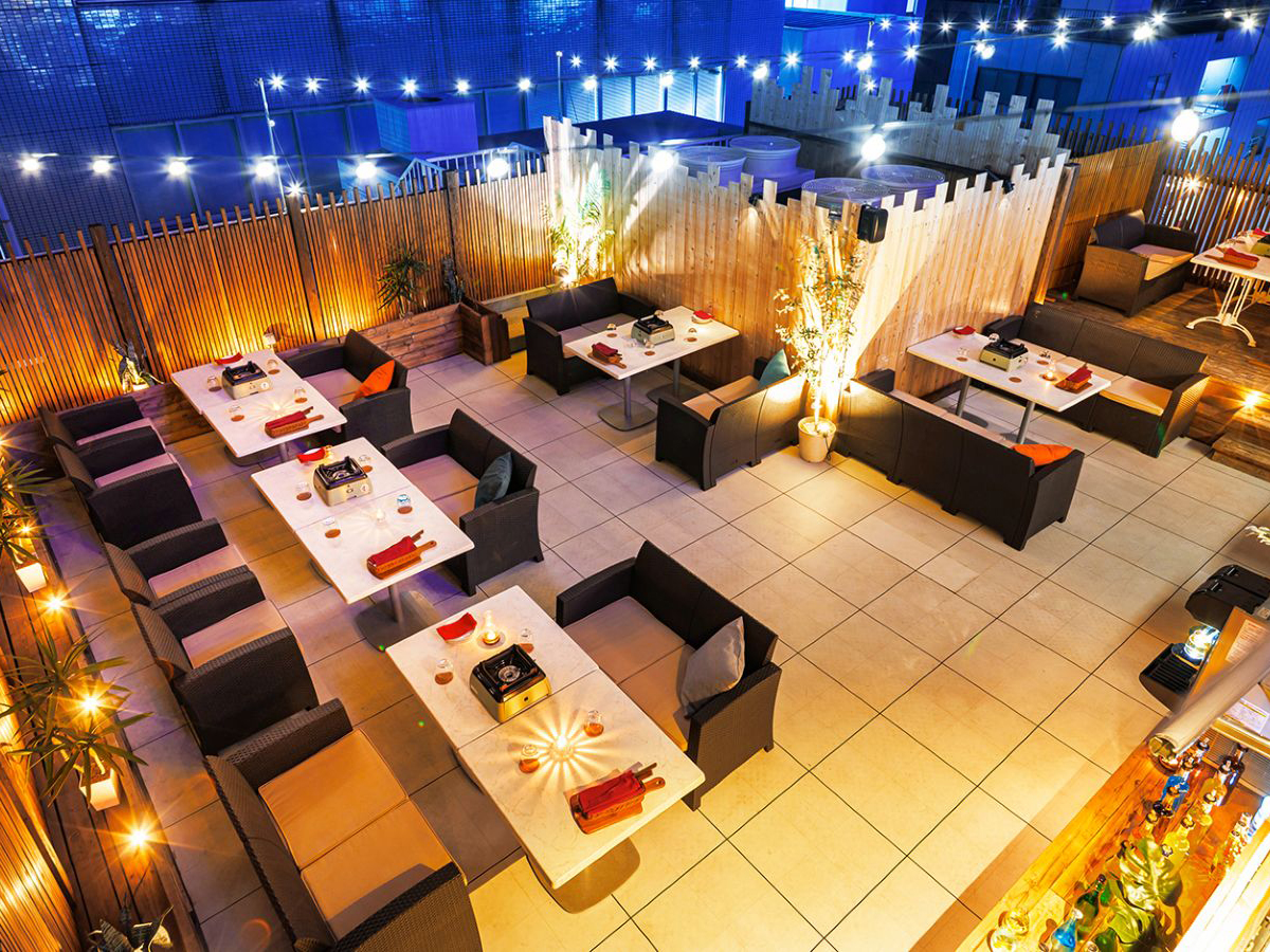Nagoya Beer Garden MIRAI TOWER View, Sakae Location