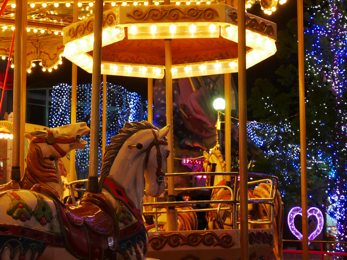 Port of Nagoya Sea Train Land Winter Light Display