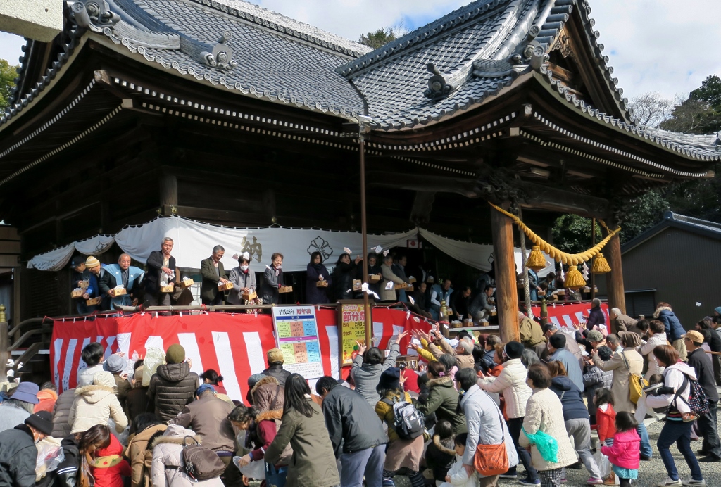 牟吕八幡宫　节分祭