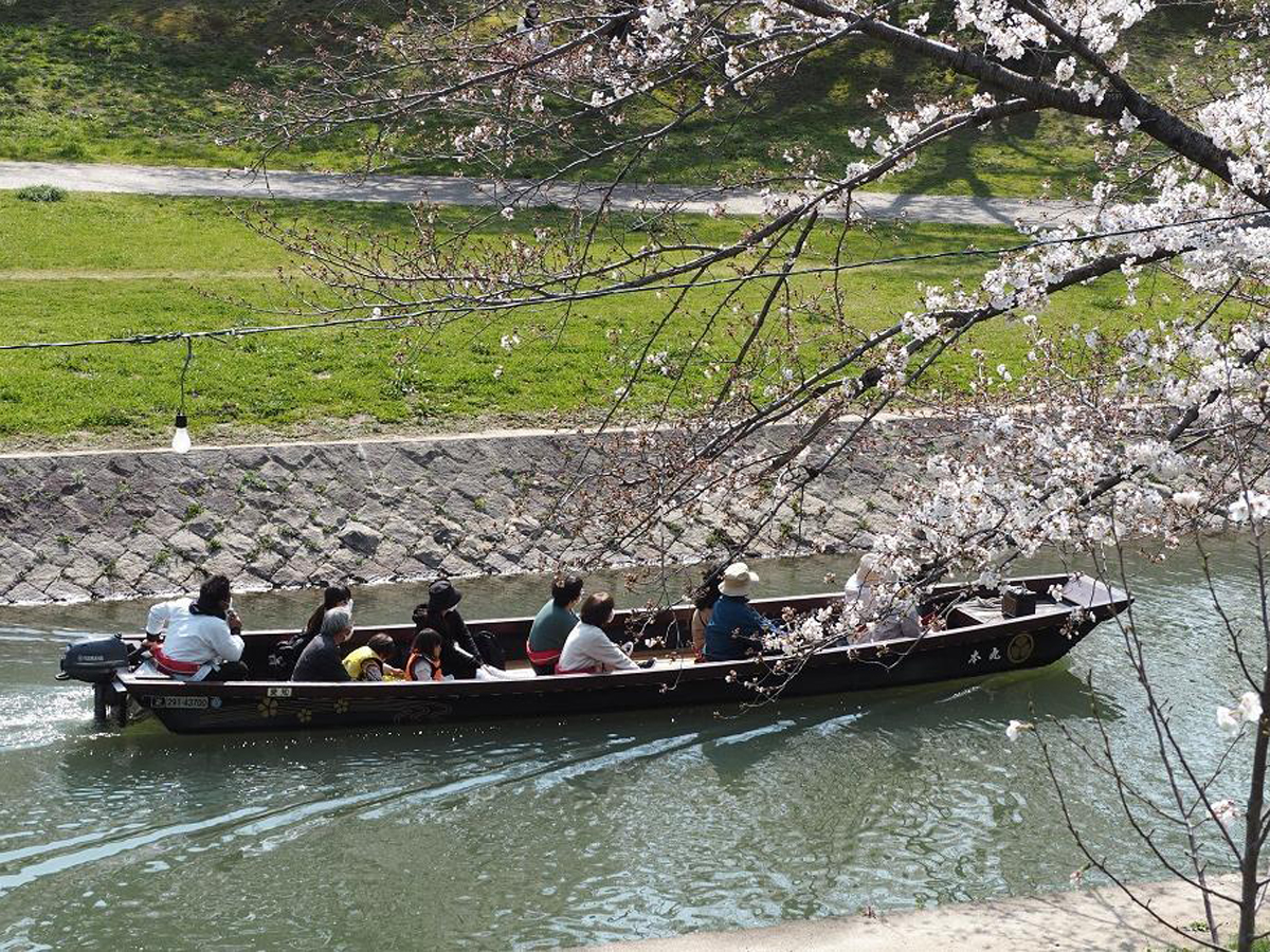 岡崎城下泛舟