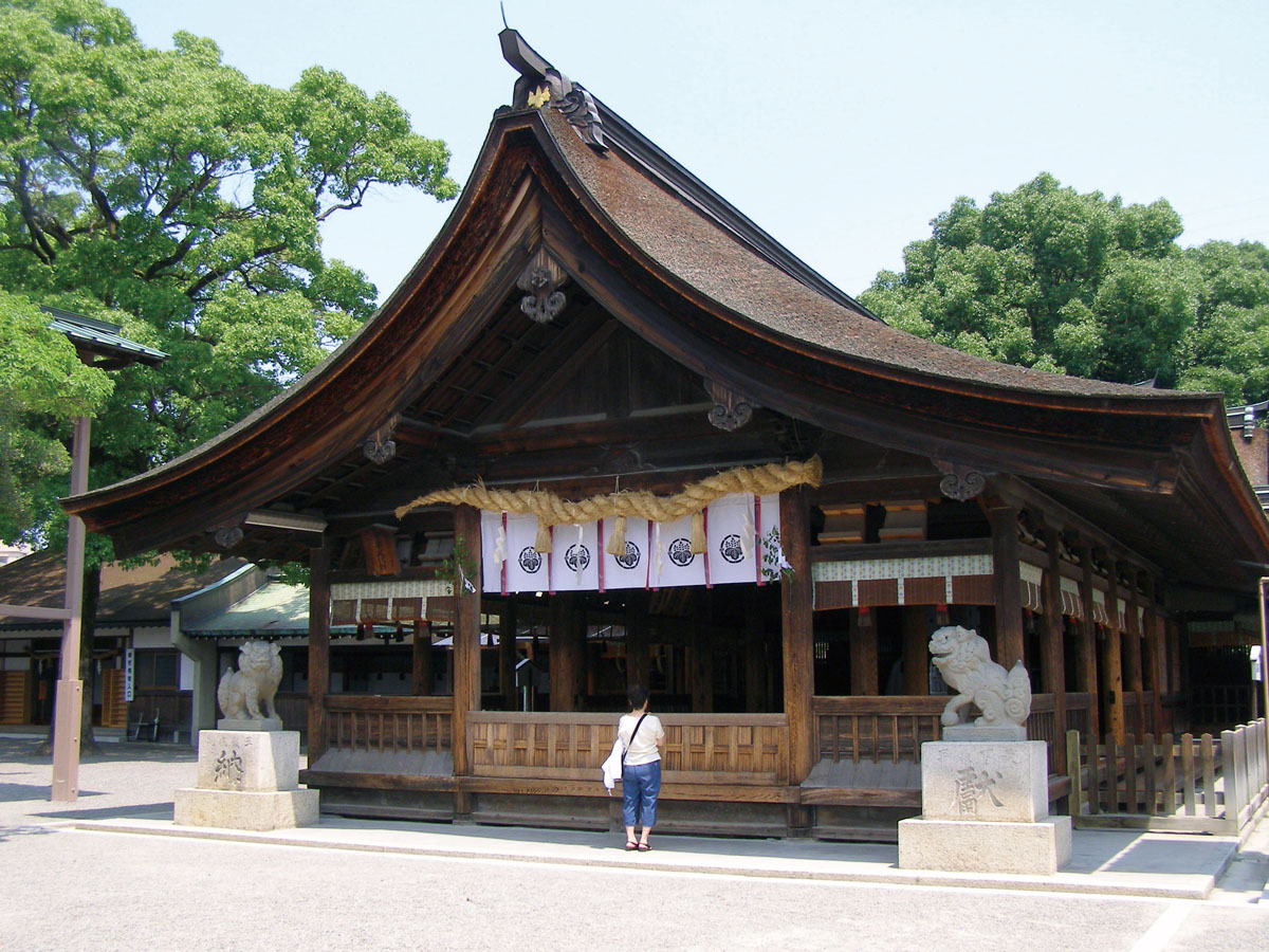 国府宮 除疫祭並輪くぐり