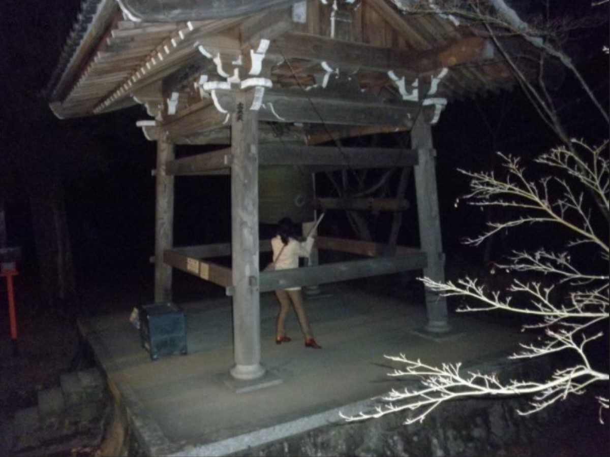 寂光院 除夜の鐘
