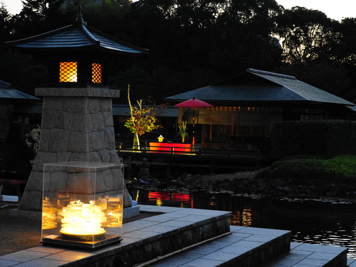 白鳥庭園 秋露祭