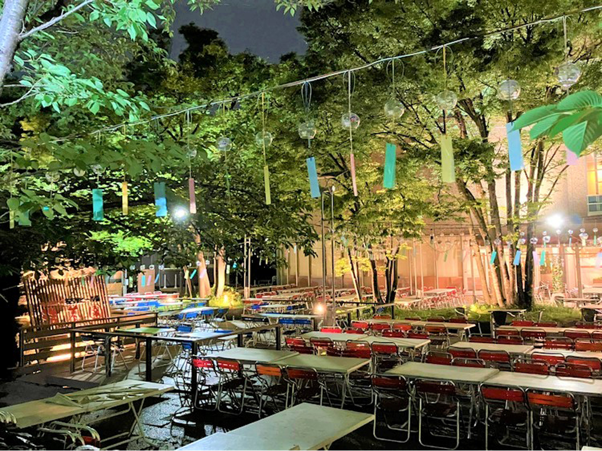 名古屋ビール園 浩養園ビヤガーデン