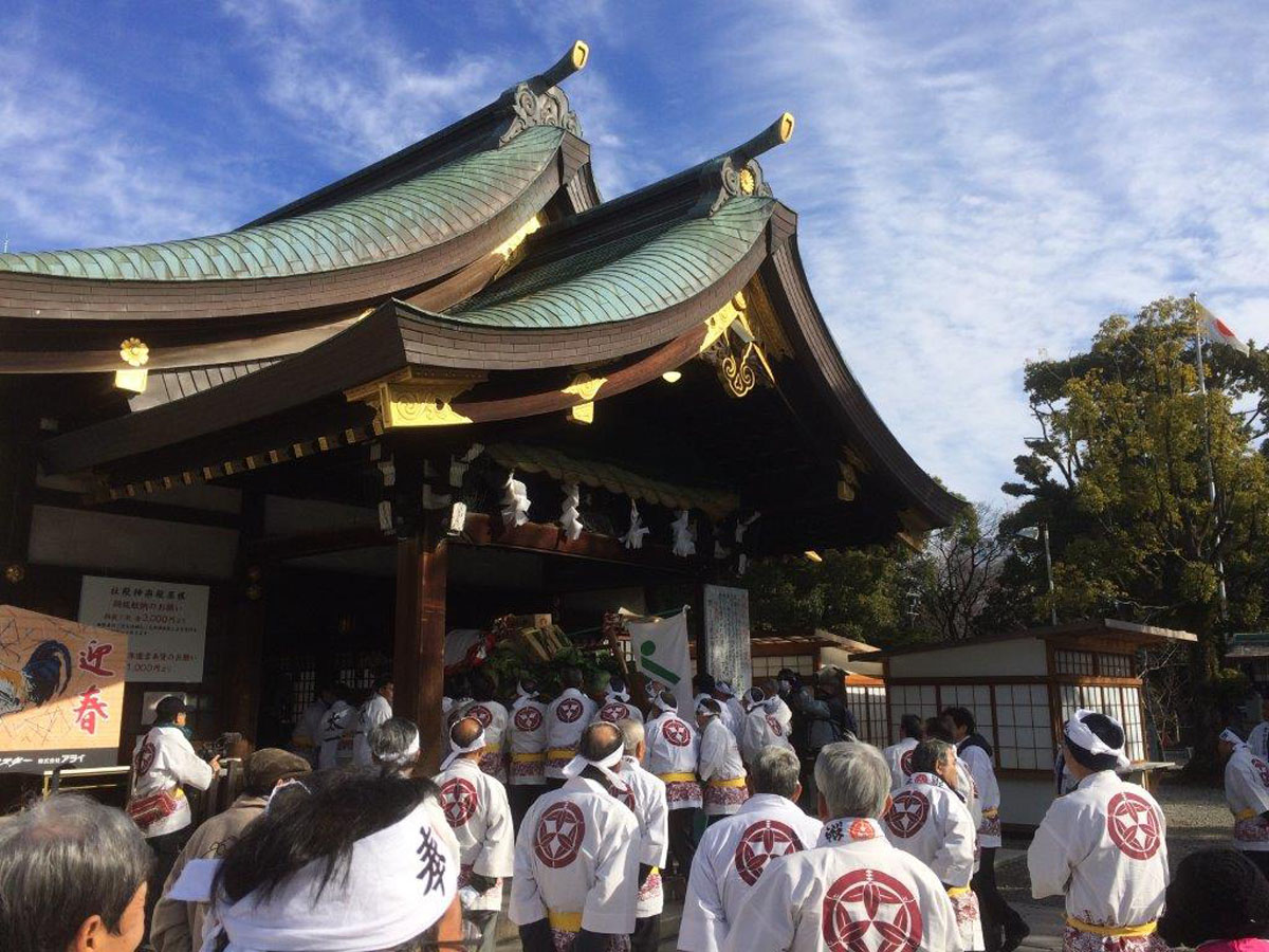 大鏡餅奉納