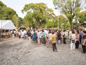 真清田神社 夏越神事(輪くぐり)