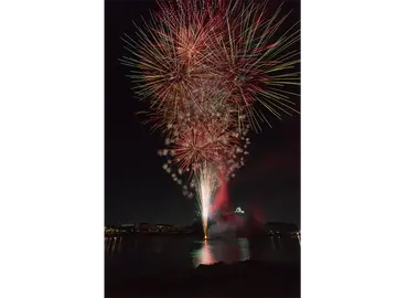 日本ライン夏まつりロングラン花火