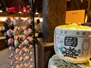 酒蔵の吊るし雛