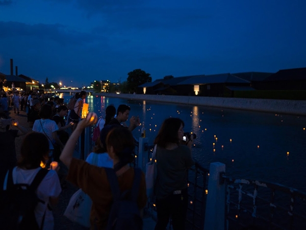半田運河 Canal Night
