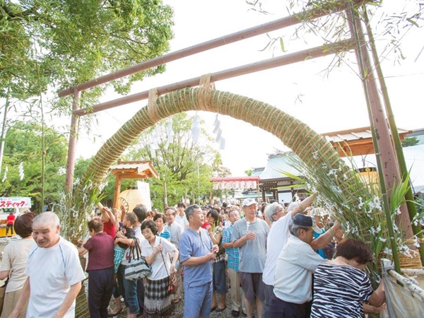 真清田神社 夏越神事(輪くぐり)