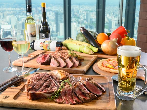 ミッドランドスクエア 天空のイタリアンBBQ 「CARVINO」