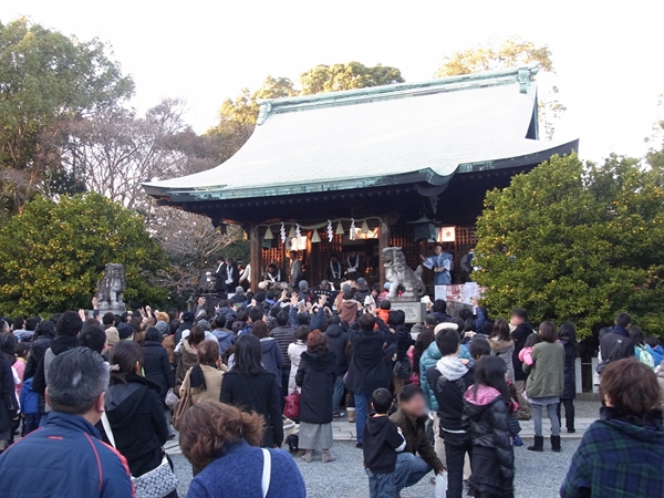 城山八幡宮　節分祭