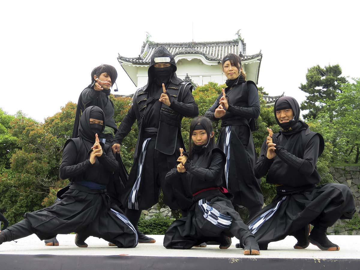 Tokugawa Ieyasu's Hattori Hanzo and The Ninjas team - New 2018 Member Introduction at Nagoya Castle - Lady Ninja "Kocho" first public appearance!