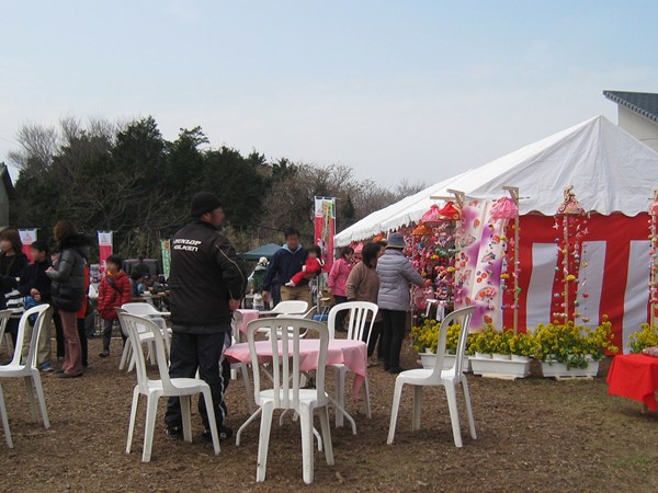 免々田川油菜花和櫻花節
