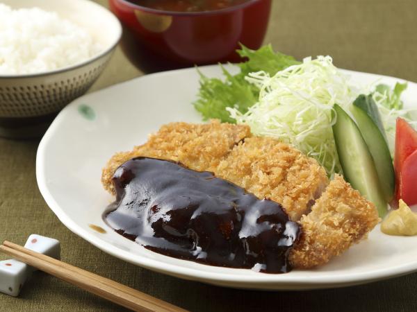 在味噌猪排