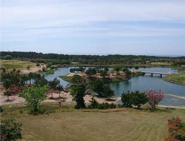 ⑤さららパーク外観（みどり池・小松島）