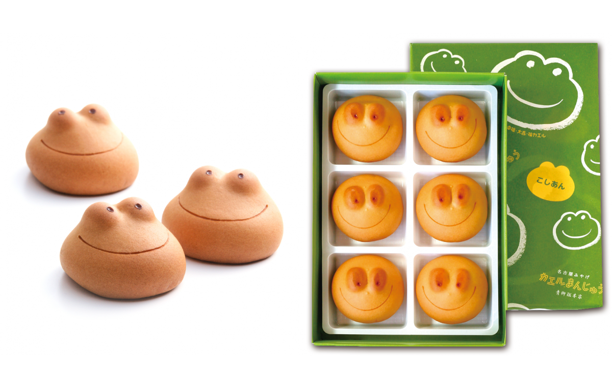 株式会社 青柳総本家　カエルまんじゅう