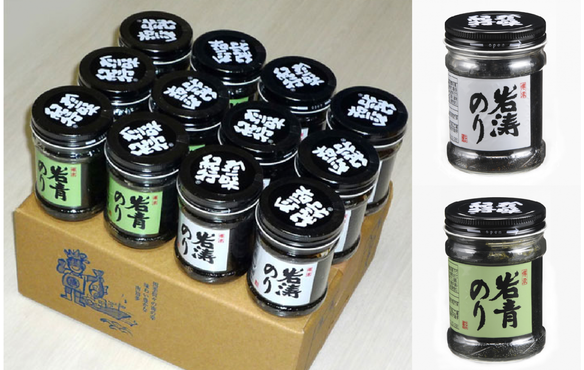 ヤマキ海産株式会社　のり佃煮詰合（岩涛のり6本、岩青のり6本）