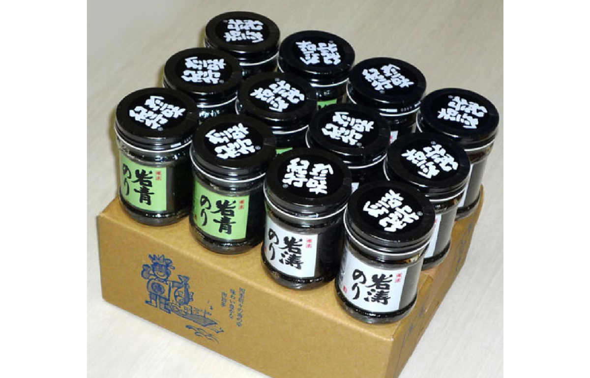 ヤマキ海産株式会社　のり佃煮詰合（岩涛のり6本、岩青のり6本）