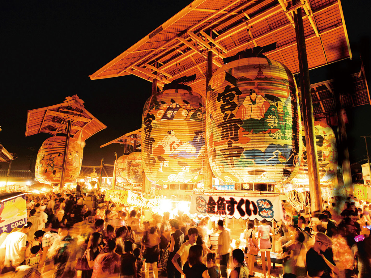 三河一色大灯笼祭