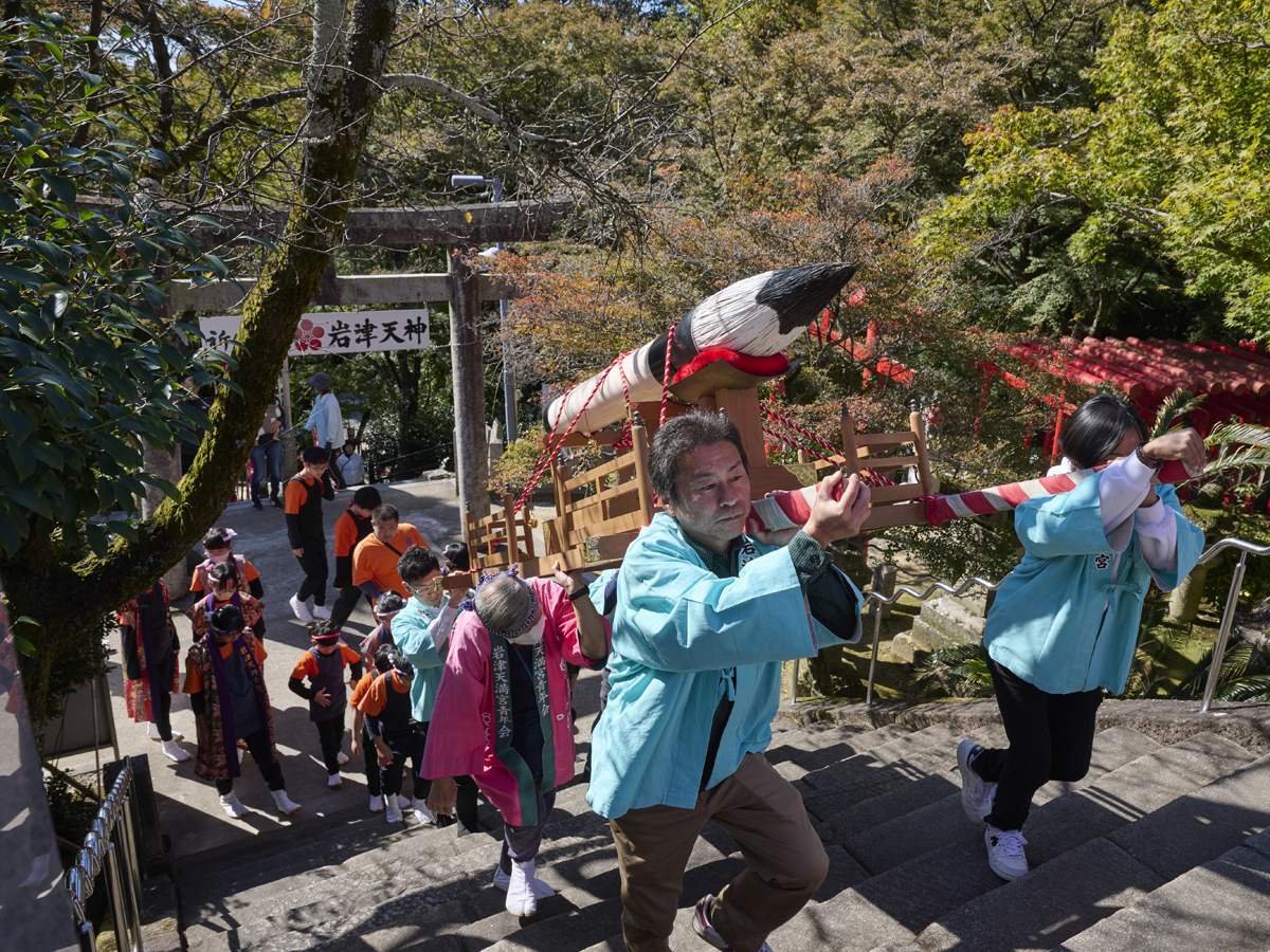 岩津天満宮 筆まつり