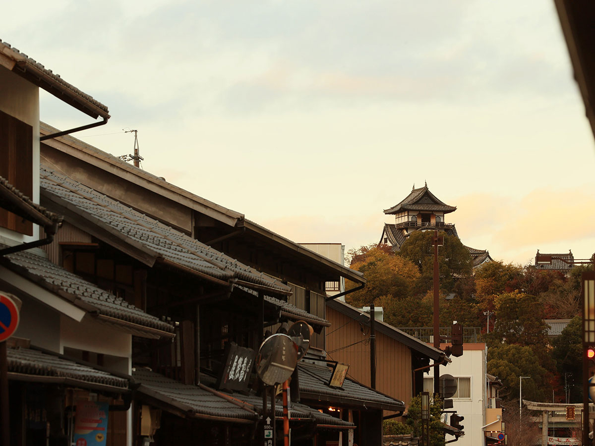 이누야마 성 전통 거리