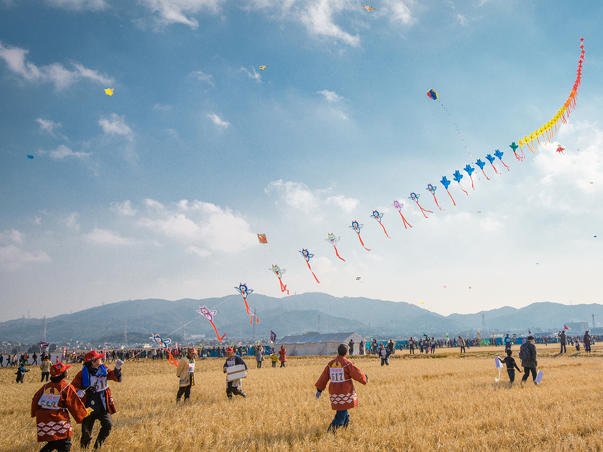 新春自由凧揚げ