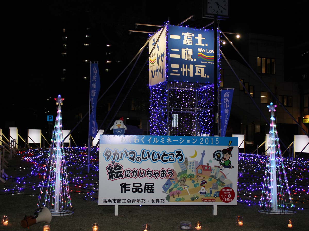 Takahama City Chamber of Commerce and Industry Youth and Women's Division Waku-Waku Exciting Illumination 2020