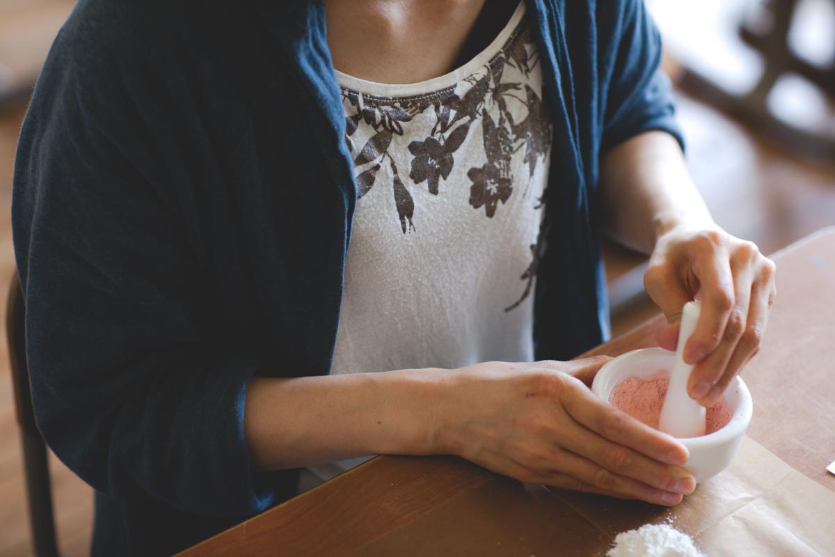 naori　礦物粉餅製作體驗